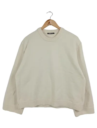 GINA CONTI Herren Pullover Gr. 50/L Beige Casual Wolle