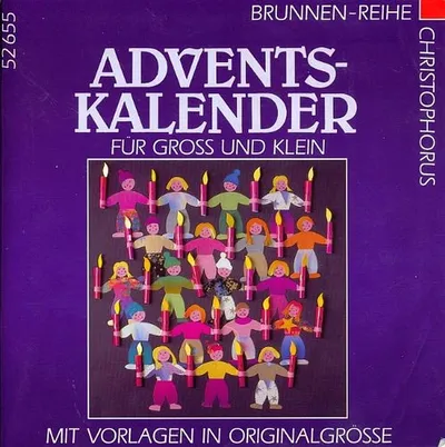 Christophorus Adventskalender für Groß und Klein Mehrfarbig Weihnachtlich