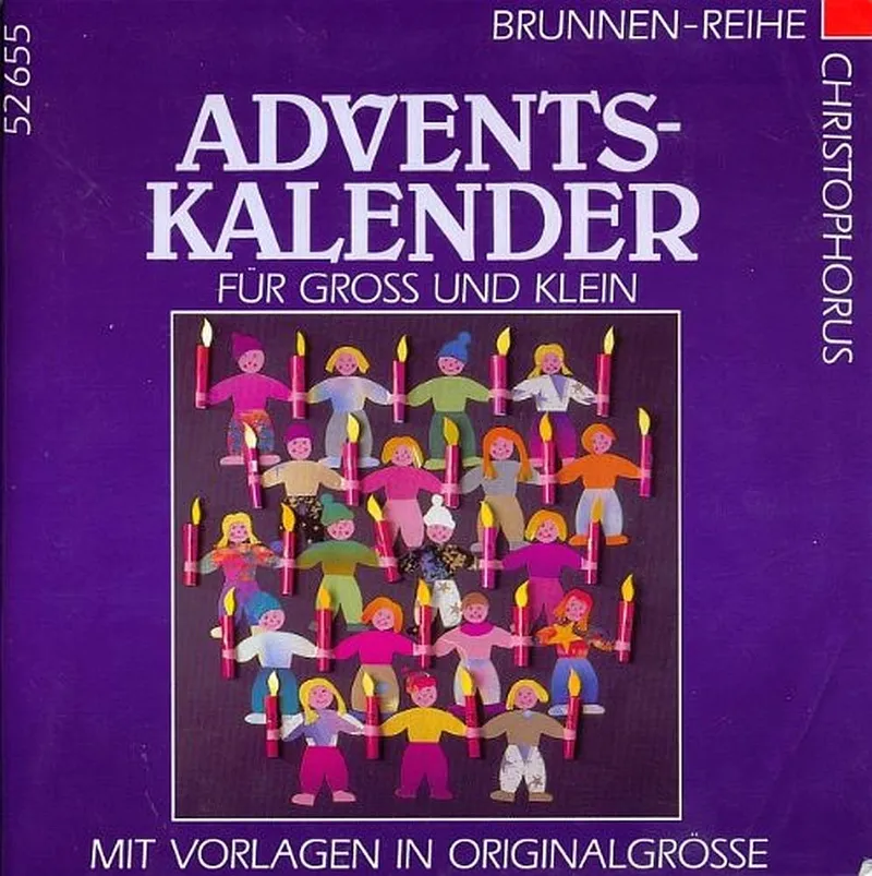 Christophorus Adventskalender für Groß und Klein Mehrfarbig Weihnachtlich 1