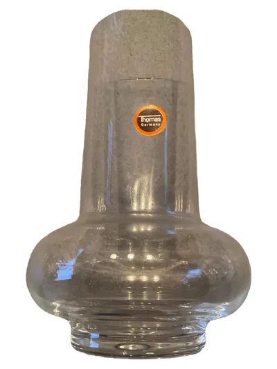 THOMAS Glas Vase Blumenvase Modern Transparent Deko Wohnzimmer