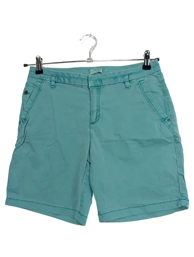 Esprit Damen Cargo Shorts Baumwolle Freizeit Türkis Gr. W26/34/XS