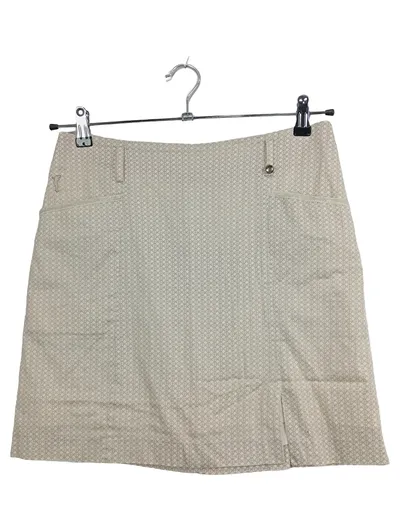 GOLFINO Damen Sportrock Gr. 36 Beige Golf Rock Baumwolle