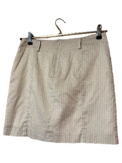 GOLFINO Damen Sportrock Gr. 36 Beige Golf Rock Baumwolle