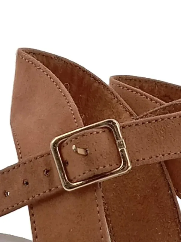 Tamaris Keilsandaletten Damen Gr. 38 Braun Espadrilles Wedges 4