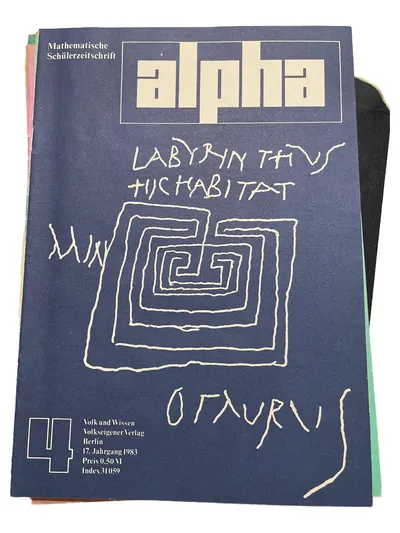Volk und Wissen Alpha Math Schülerzeitschrift 1983 17. Jahrgang