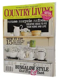 Country Living Zeitschrift April 2008 Deko Wohnen Garten Basteln DIY Upcycling 1