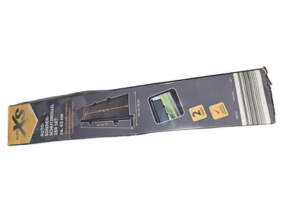 AUTO XS Auto Sonnenschutzrollo 2er Set 43cm Seitenfenster Schwarz NEU