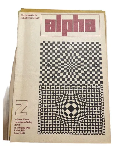 Alpha Mathematische Schülerzeitschrift 2/1981 Volk und Wissen