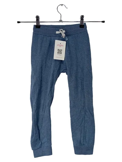 NEXT Jogginghose Kinder Gr. 98 Blau Meliert Baumwolle Casual