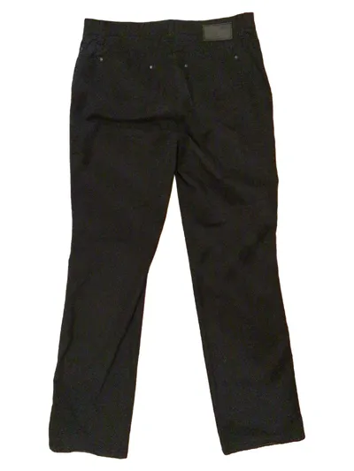 BRAX Slim Line Stoffhose Damen Gr. 42 Schwarz Stretch Casual