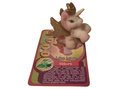 Filly Einhorn Miss Magic Figur mit Karte Fairy Serie Sammlerstück Pferd