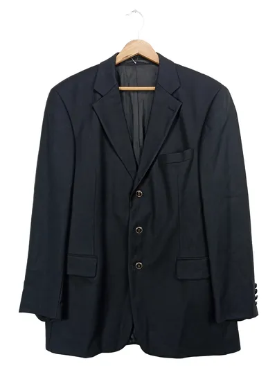 BONACELLI Herren Sakko Business Gr. 50/L Schwarz Elegant