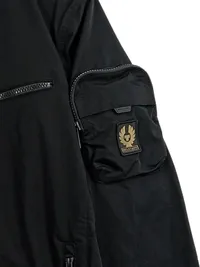 Belstaff Herren Motorradjacke Polyester Schwarz Gr. 50/L Freizeit Biker 2