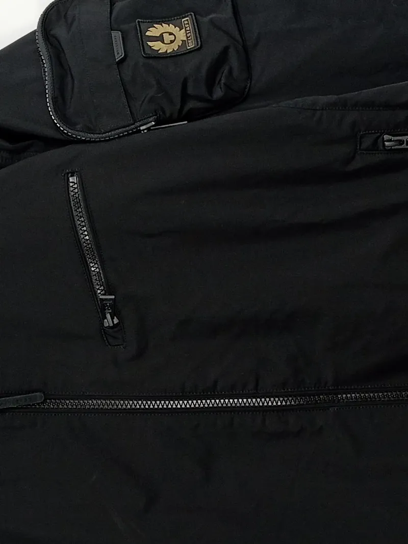 Belstaff Herren Motorradjacke Polyester Schwarz Gr. 50/L Freizeit Biker 4
