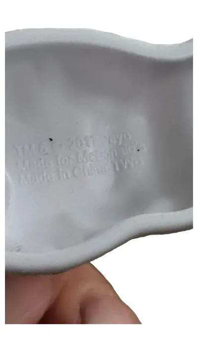 McDonald's Schlumpf Figur auf Wolke 4cm Mehrfarbig Happy Meal Sammlerstück