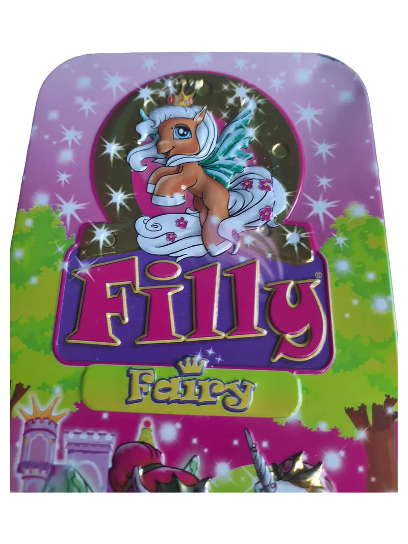 Filly Dose Spielzeug Aufbewahrungsbox Kinder Mehrfarbig Charmant Metall 1