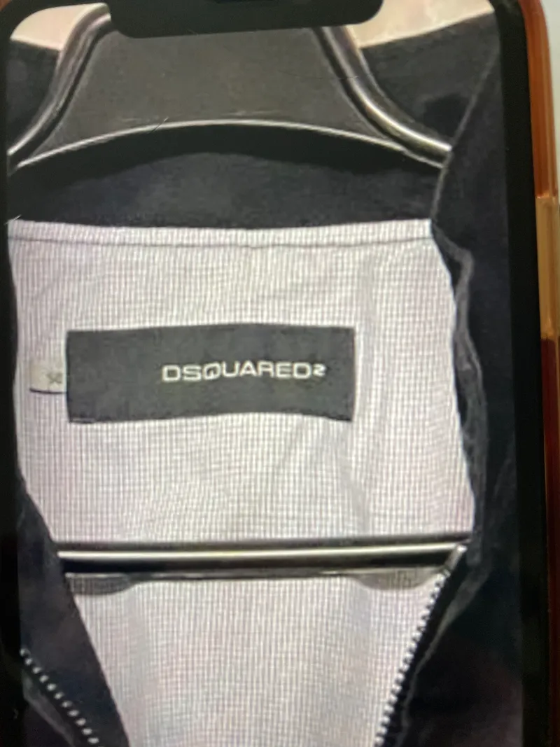 Dsquared2 Herren Trainingsjacke Baumwolle Freizeit Gr. 56/3XL Schwarz 4