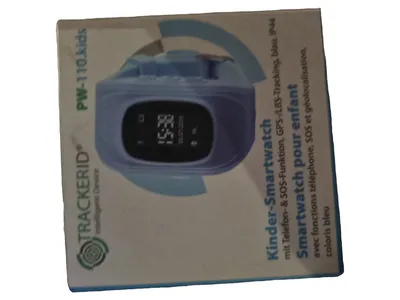 Tracker ID PW-110.kids Kinder-Smartwatch GPS SOS Telefon Blau IP44