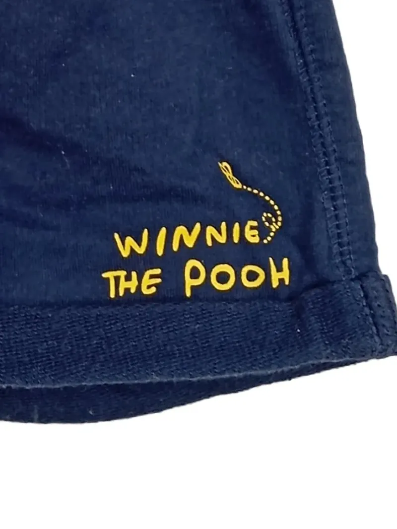 Disney Baby Winnie Pooh Shorts Baby Gr. 62 Blau Gelb Kordelzug 2
