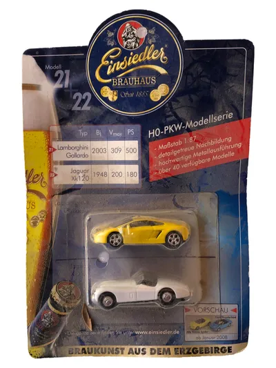 Einsiedler BRAUHAUS Modellauto 1:87 Lamborghini Gallardo Jaguar