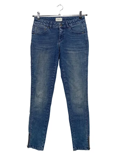 CARTOON Damen Jeans Regular Fit Gr. 36/S Blau Reißverschluss-Details