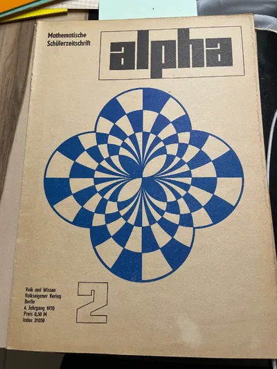 Alpha Schülerzeitschrift Mathematik 1970 Ausgabe 2 Volk Wissen DDR