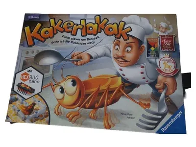 Ravensburger Kakerlakak Brettspiel HEXBUG nano Kinderspiel Familienspiel