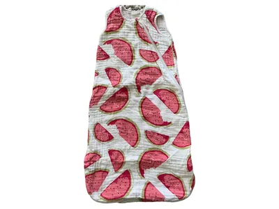 Perlimpinpin Baby Schlafsack Gr. 74 Mehrfarbig Wassermelonen Muster