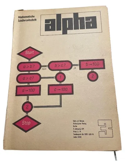 Volk und Wissen alpha Mathe Schülerzeitschrift 5. Jg. 1971 DDR