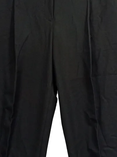 Mango Damen Anzughose Schwarz Gr. 36 Business Bundfaltenhose