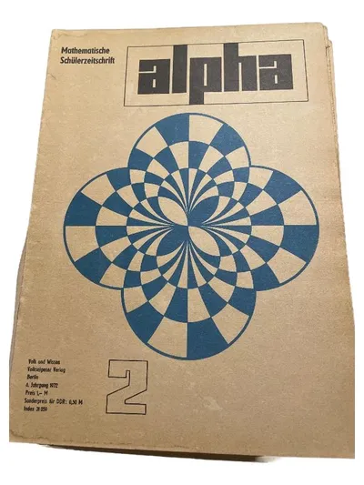 alpha Mathematik Schülerzeitschrift Ausgabe 2 1972 Volk Wissen DDR
