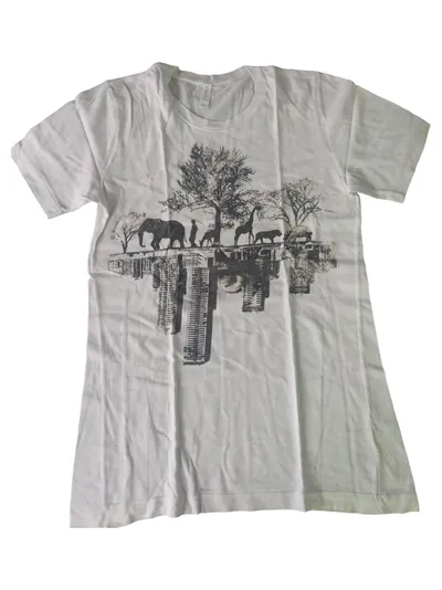 Bella+Canvas Herren T-Shirt S Weiß Grafik Casual