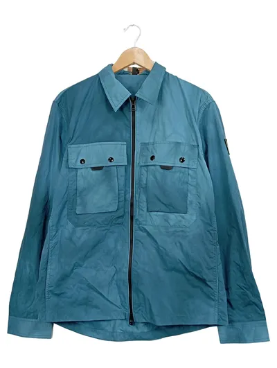 Belstaff Herren Windjacke Petrol Gr. 52 L Übergangsjacke Polyamid