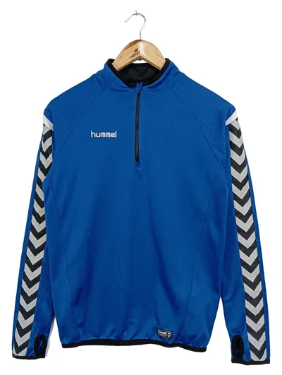HUMMEL Trainingsjacke Kinder 164 Blau Sportlich Polyester