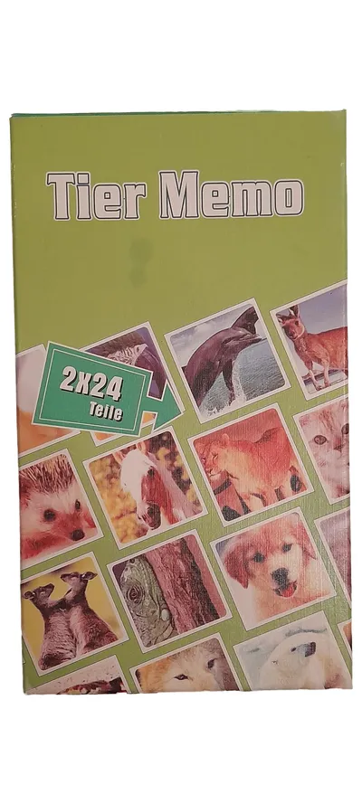 TEDi Tier MEMO Spiel Gedächtnisspiel Kinder Natur 48 Teile Ab 3 J.