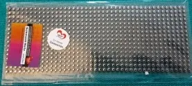 ideen mit herz Schmuck-Netz Bastelmaterial antik-silber selbstklebend 12x30cm