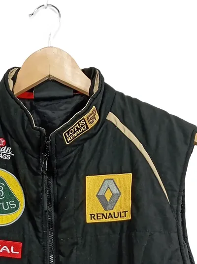 Lotus Renault GP Steppweste Herren Gr. L/50 Schwarz F1 Racing