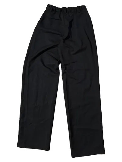 MONKL Stoffhose Business Damen Schwarz Gr. W26/34/XS Falten Raffungen