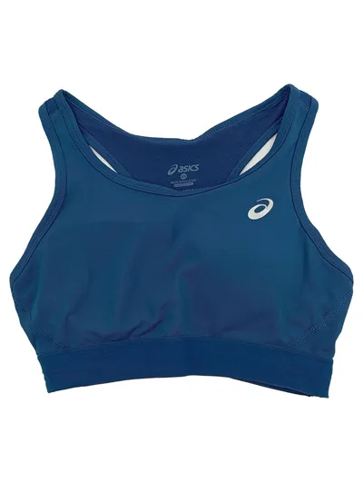 ASICS Damen Sport BH XS Blau MotionDry Fitness Training