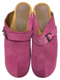 Sanita Hausschuhe Damen Clogs Gr. 41 Rosa Leder Komfortabel Pantoletten 1