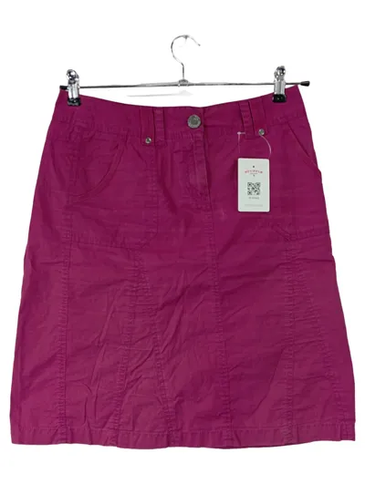 Tom Tailor Damen Minirock Gr. 36/S Pink Baumwolle Casual