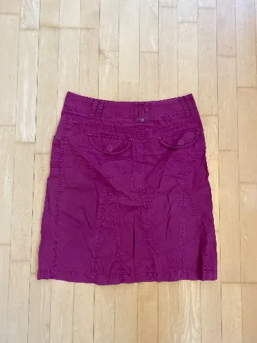 Tom Tailor Damen Minirock Gr. 36/S Pink Baumwolle Casual