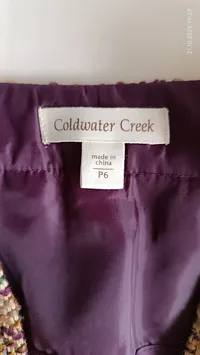 Coldwater Creek Damen Tweed Blazer Jacke Gr. 38 Mehrfarbig Kariert 4