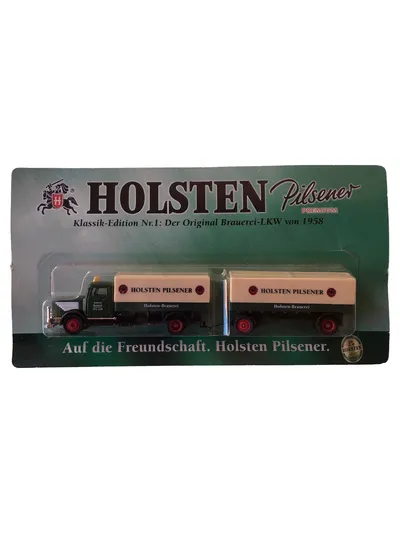 HOLSTEN Brauerei LKW 1958 Modellfahrzeug Grün 18 cm