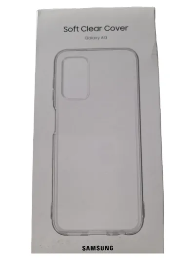 Samsung Galaxy A13 Handy Schutzhülle Soft Clear Cover Transparent Minimalistisch