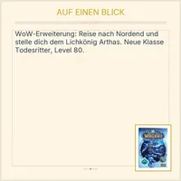 World of Warcraft Wrath of the Lich King Erweiterung PC Blizzard WoW Add-on 2