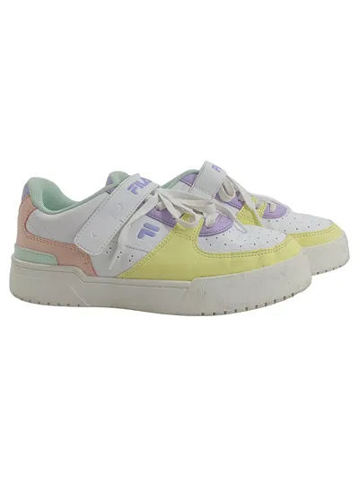 FILA Sneaker Low Damen Gr. 39 Weiß Gelb Lila Mint Pastell