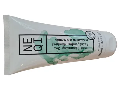 NEQI Handdesinfektion Gel Reinigendes Handgel 100ml Weiß