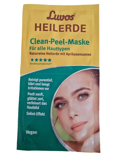 Luvos Heilerde Clean-Peel-Maske für alle Hauttypen 15ml Vegan