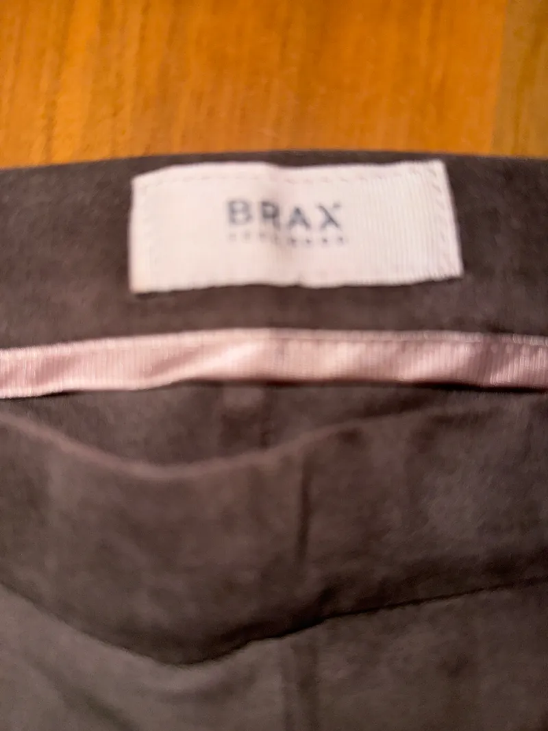 BRAX Leggings Damen Braun Elegant Gr. W29/38/M Polyester Stretch Freizeit 5